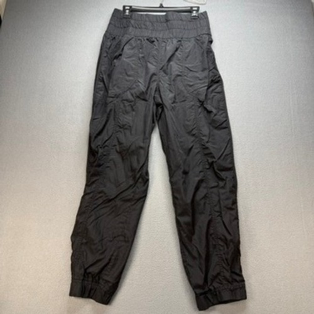 Free People FP Movement‎ Way Home Joggers Relaxed M Black High Rise Cargo Pants
